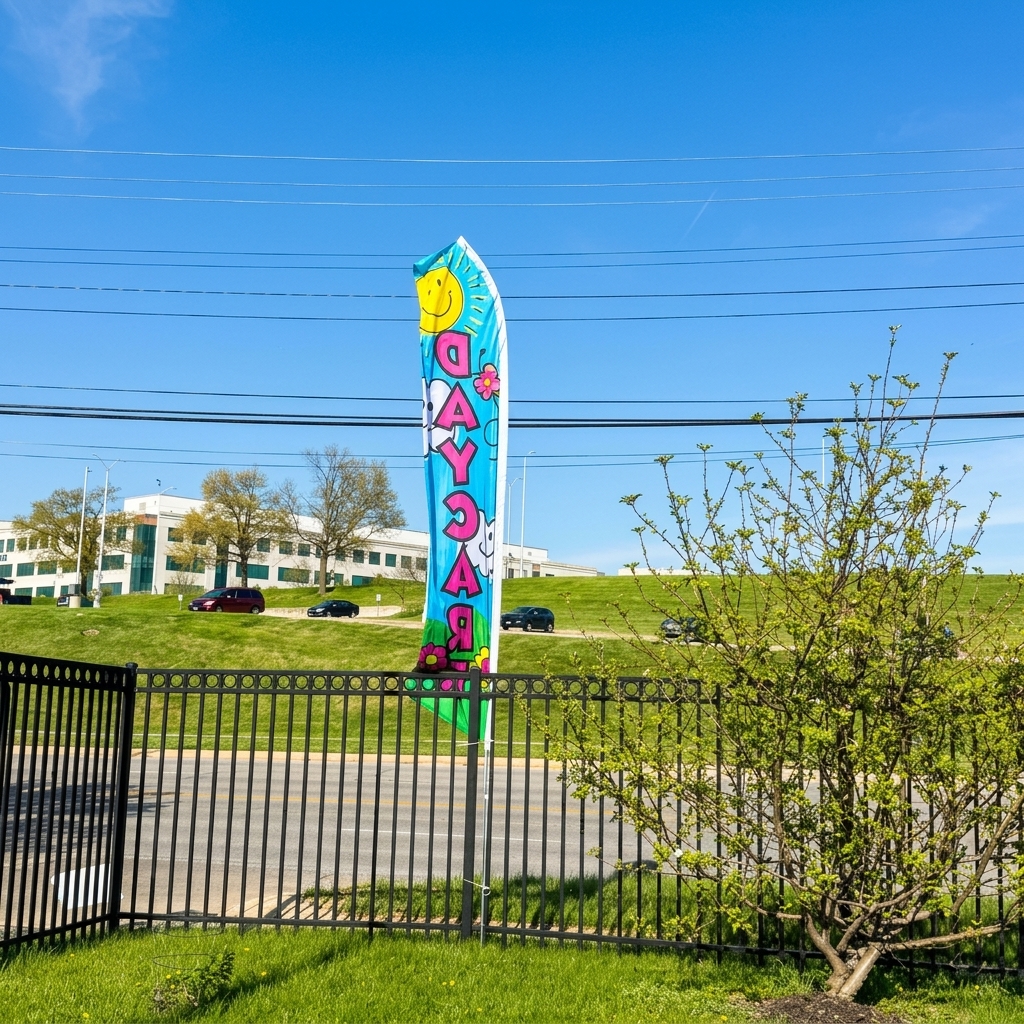 Vibrant Daycare Flag