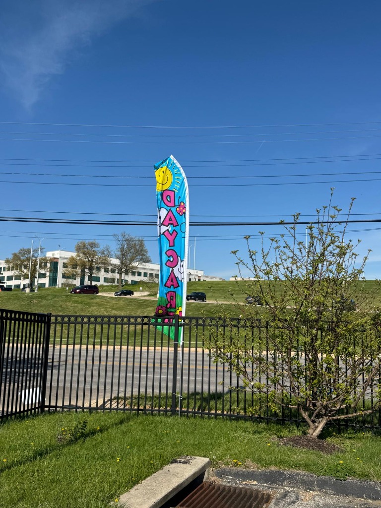 Center Entrance Flag