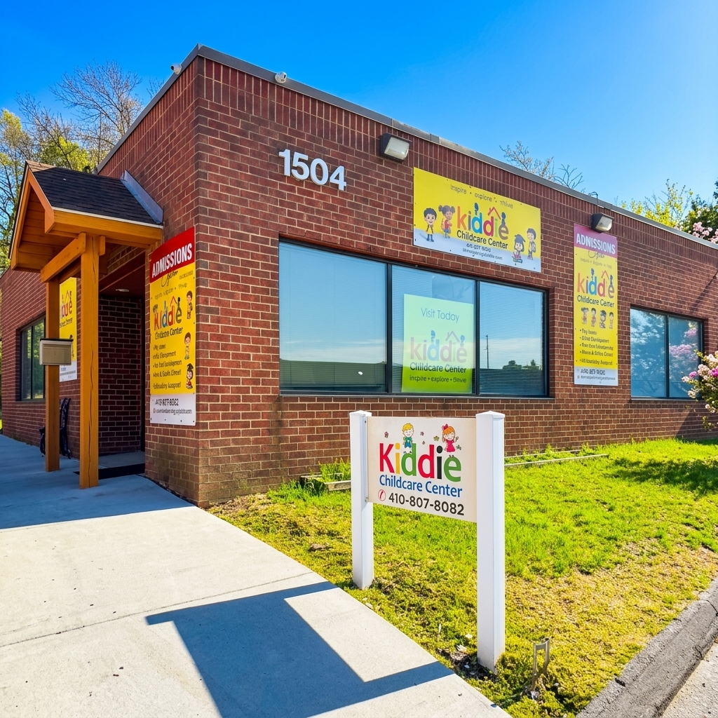 Kiddie Childcare Center Building Exterior at 1504 Woodlawn Drive